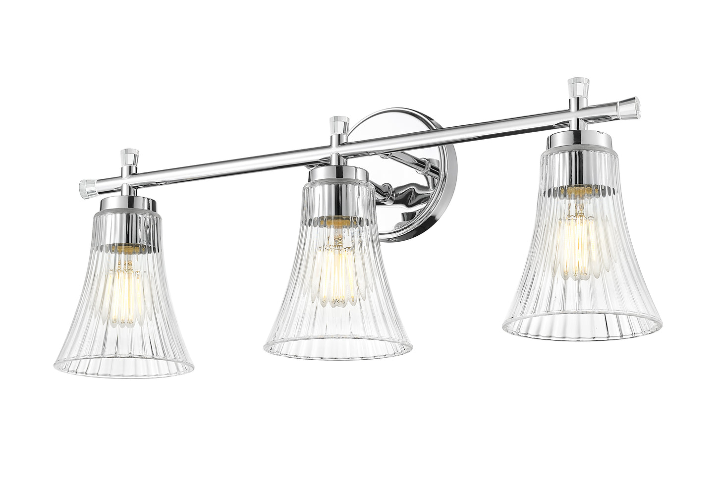 7519-3V-CH - Belle 3 Light 24" Vanity - Chrome