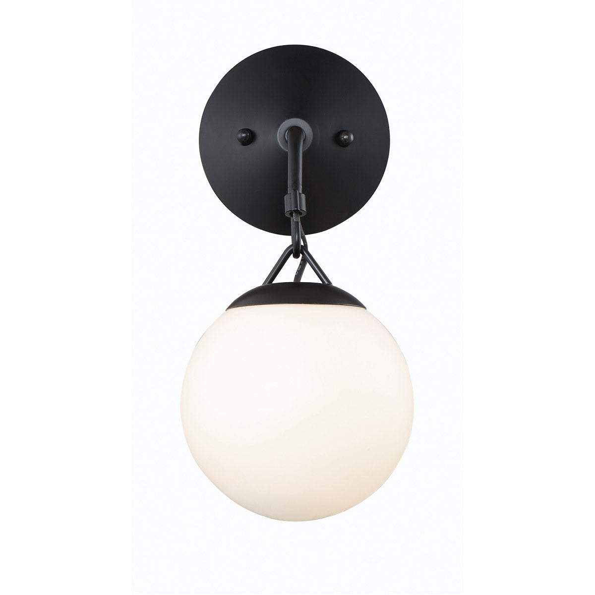 50761-FB - Orion 1 Light 12.75" High Wall Sconce - Flat Black