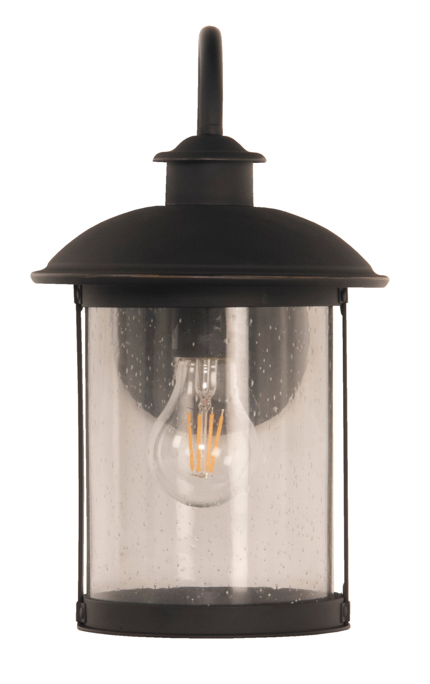 ZA3204-DBG - O'Fallon 1 Light 12.63" High Outdoor Wall Lantern - Dark Bronze Gilded