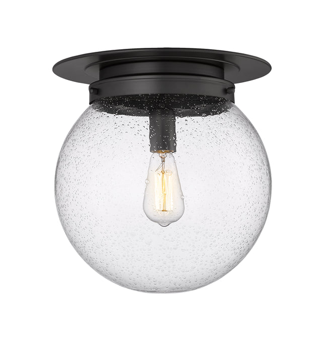 7506F13-MB - Calhoun 1 Light Flush 13" Mount - Matte Black