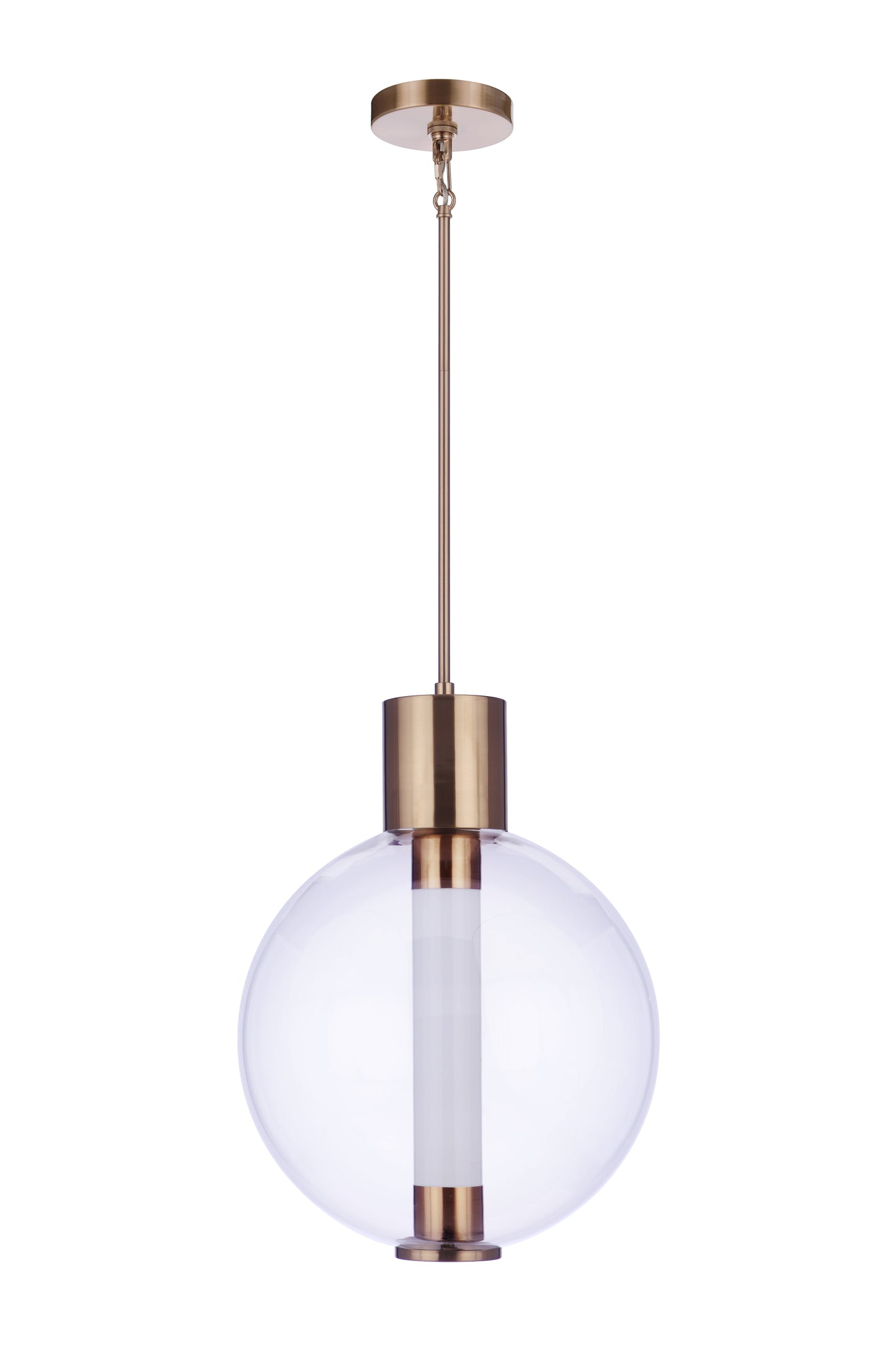P995SB-LED - Watson 16" Wide Pendant - Satin Brass