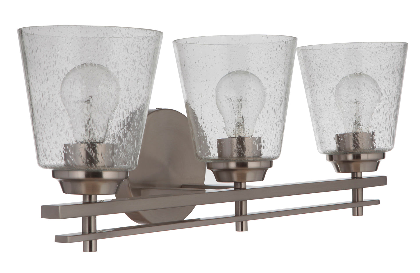 19624BNK3 - Drake 3 Light 24" Wide Vanity Light - Brushed Nickel