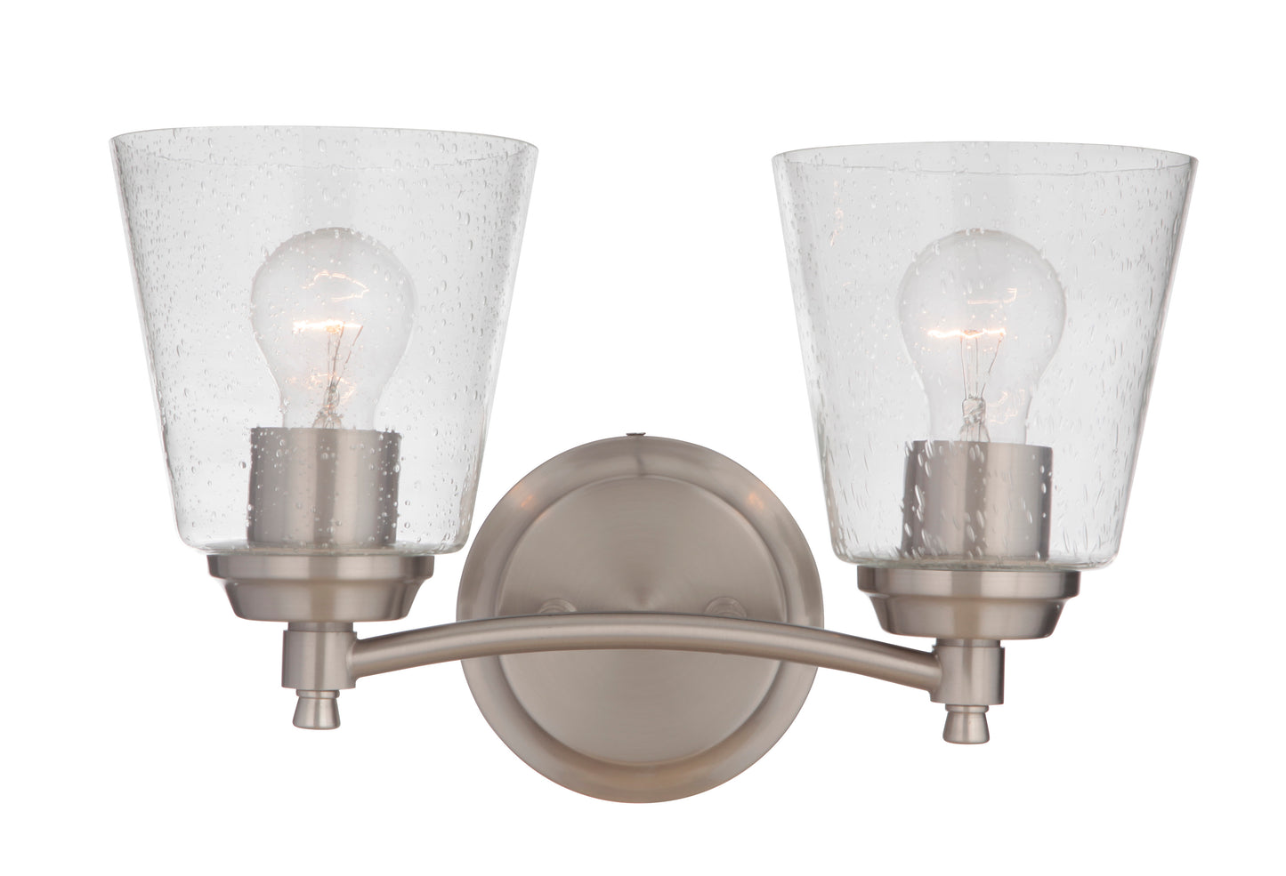 50202-BNK - Tyler 2 Light 14" Wide Vanity Light - Brushed Nickel