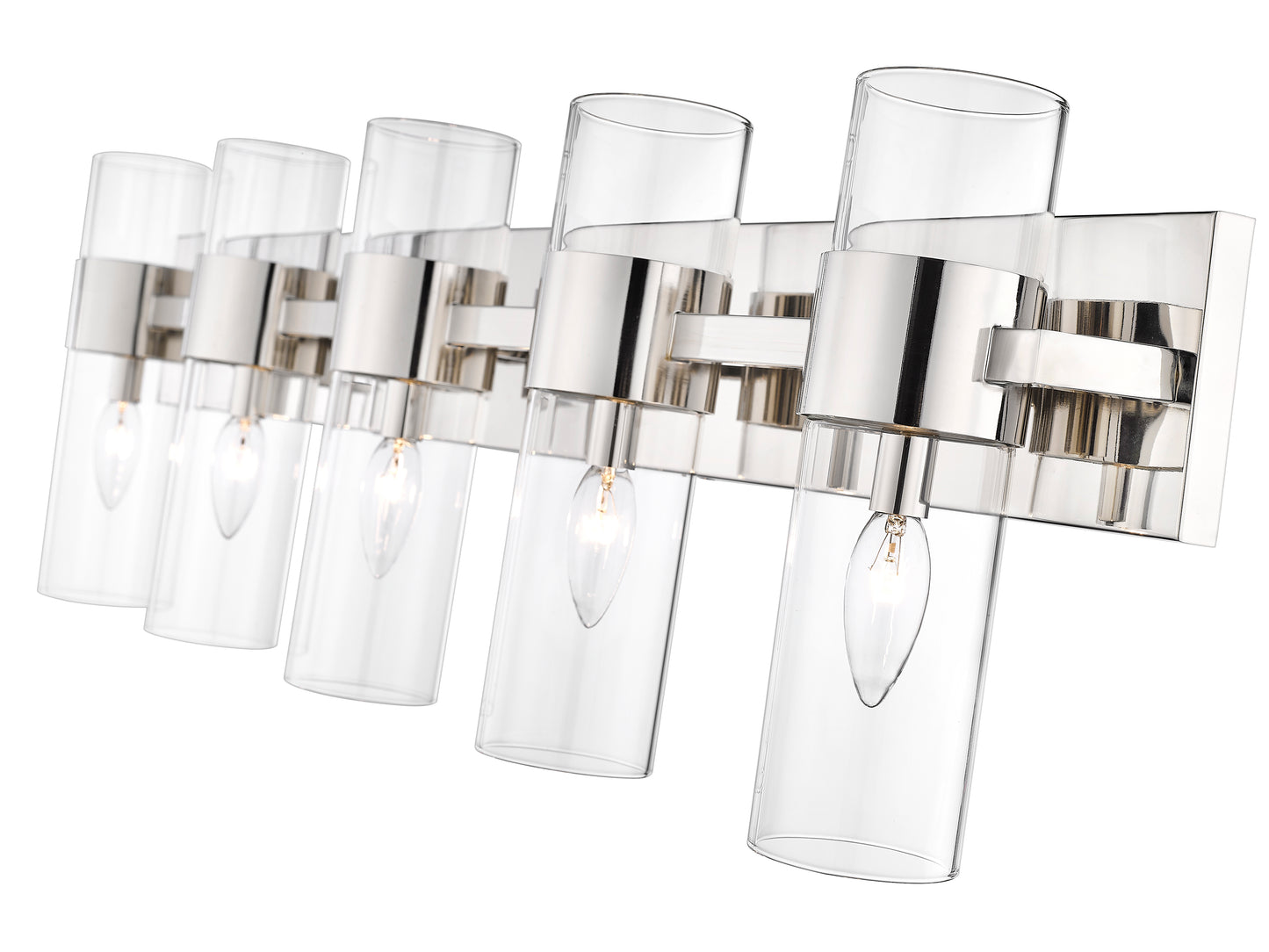343-5V-PN - Lawson 5 Light 38" Vanity - Polished Nickel