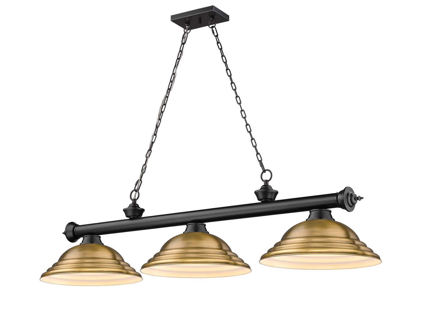 2306-3MB-SRB - Cordon 3 Light 58" Billiard - Matte Black