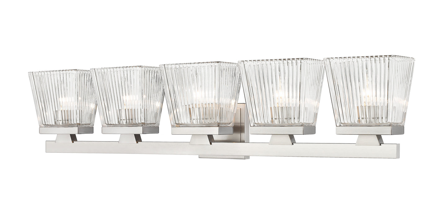 1936-5V-BN - Astor 5 Light 36" Vanity - Brushed Nickel
