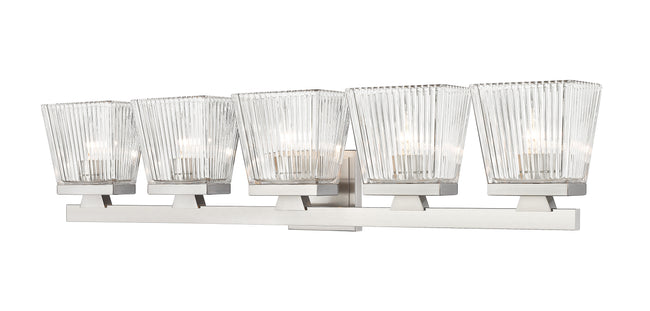 1936-5V-BN - Astor 5 Light 36" Vanity - Brushed Nickel