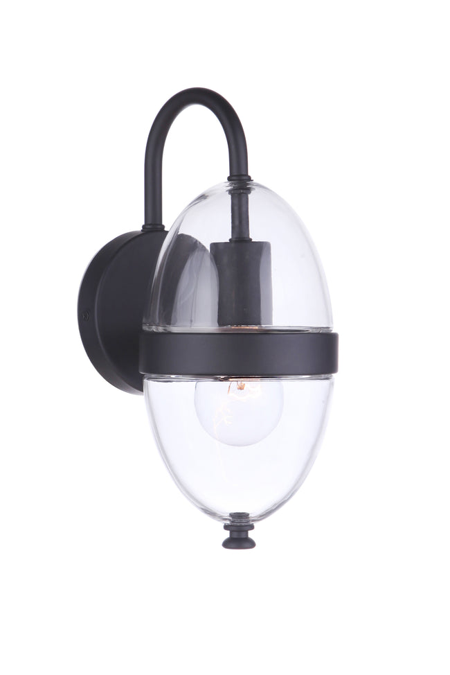 ZA3504-MN - Sivo 1 Light 11.75" High Outdoor Wall Lantern - Midnight
