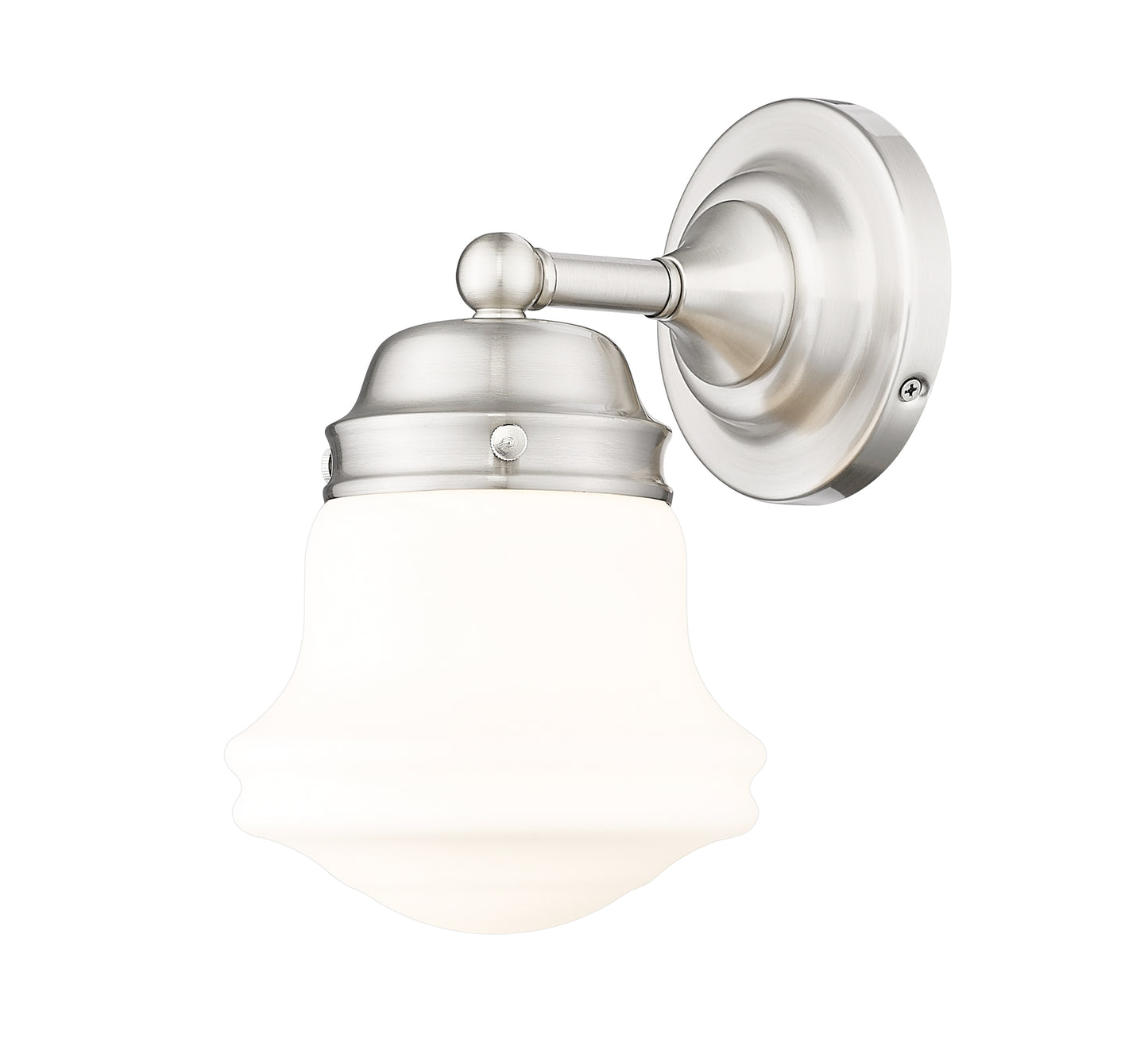 735-1S-BN - Vaughn 1 Light Wall 10" Sconce - Brushed Nickel
