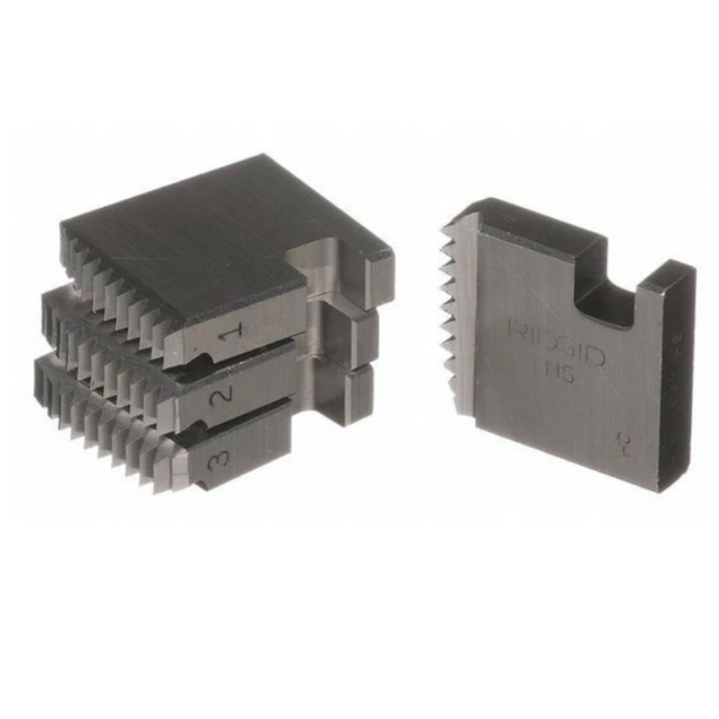 37880 - 1" 12R NPT High Speed Threading Dies - Manual Threader Pipe & Bolt Dies