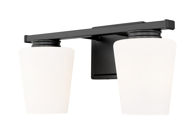 7703-2V-MB - Nextra 2 Light 16" Vanity - Matte Black