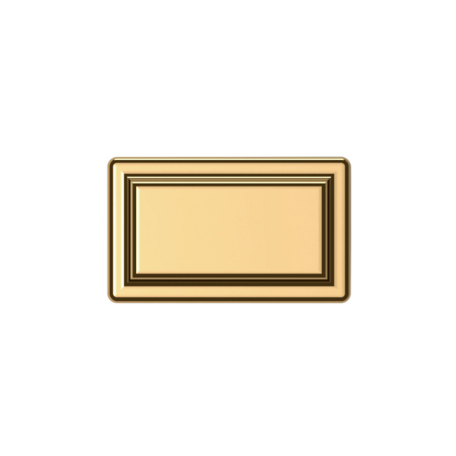 4425003 - 1 1/2" - Raised Knob - Polished Brass