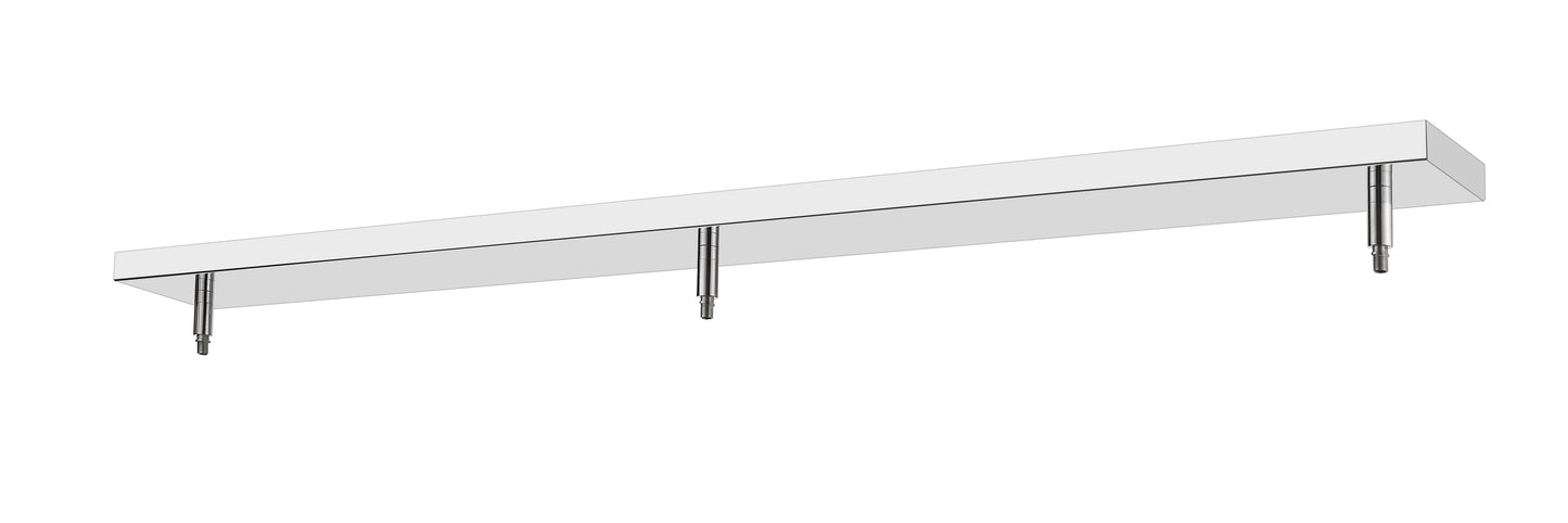 CP4403-CH - Multi Point Canopy 3 Light Ceiling 4" Plate - Chrome