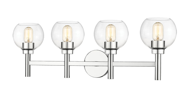 7502-4V-CH - Sutton 4 Light 32" Vanity - Chrome