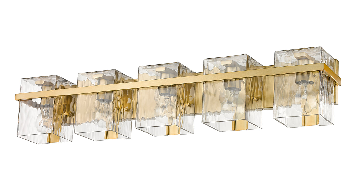 1938-5V-MGLD - Bennington 5 Light 36" Vanity - Modern Gold
