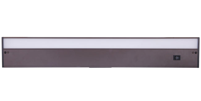 CUC1024-BZ-LED - Undercabinet Light Bars 1 Light 3.63" Wide Under Cabinet Light Bar - Bronze