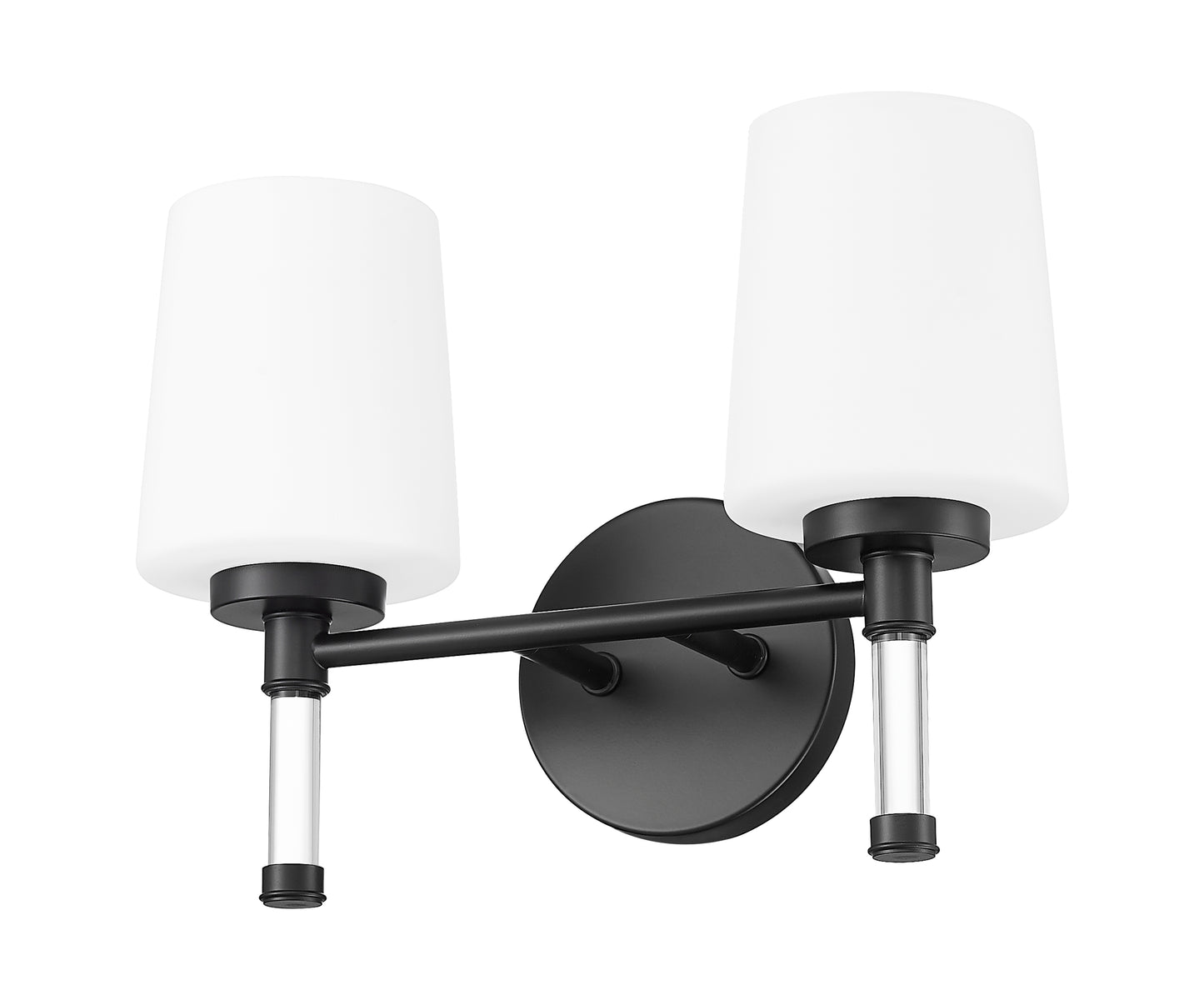 7700-2V-MB - Henri 2 Light 14" Vanity - Matte Black