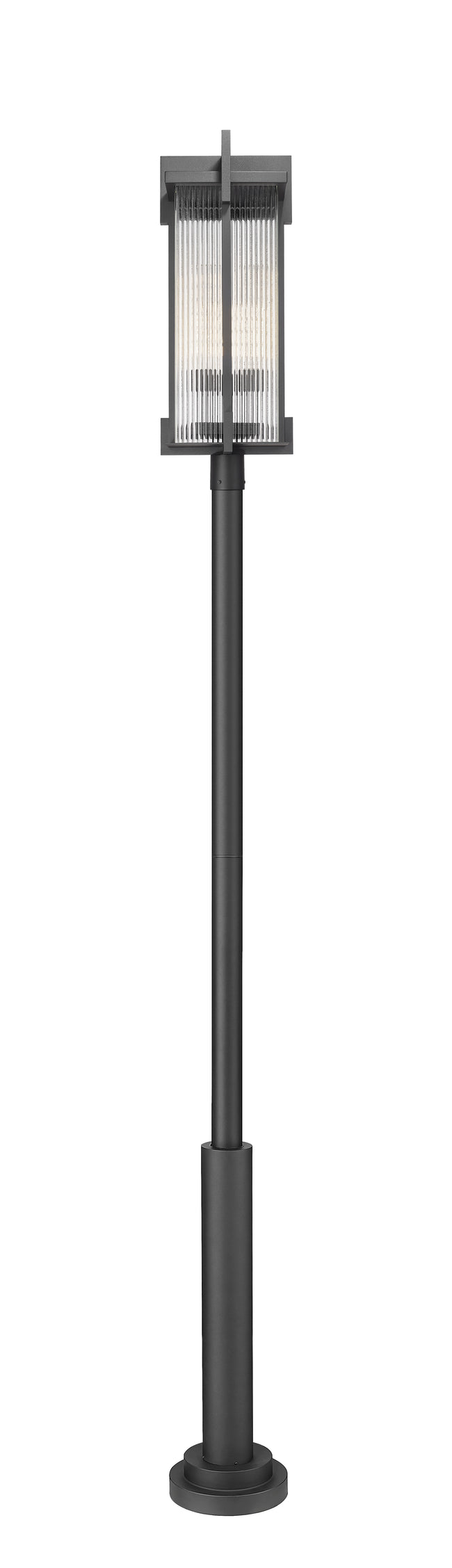 5031PHXLR-5010P-BK -  Fortis 3 Light 127" Post Light - Sand Black