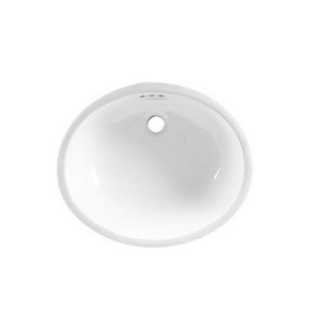 3529-02 - Holiday Lavatory Sink Basin - Oval - Rim/Counter Surface Mount - White