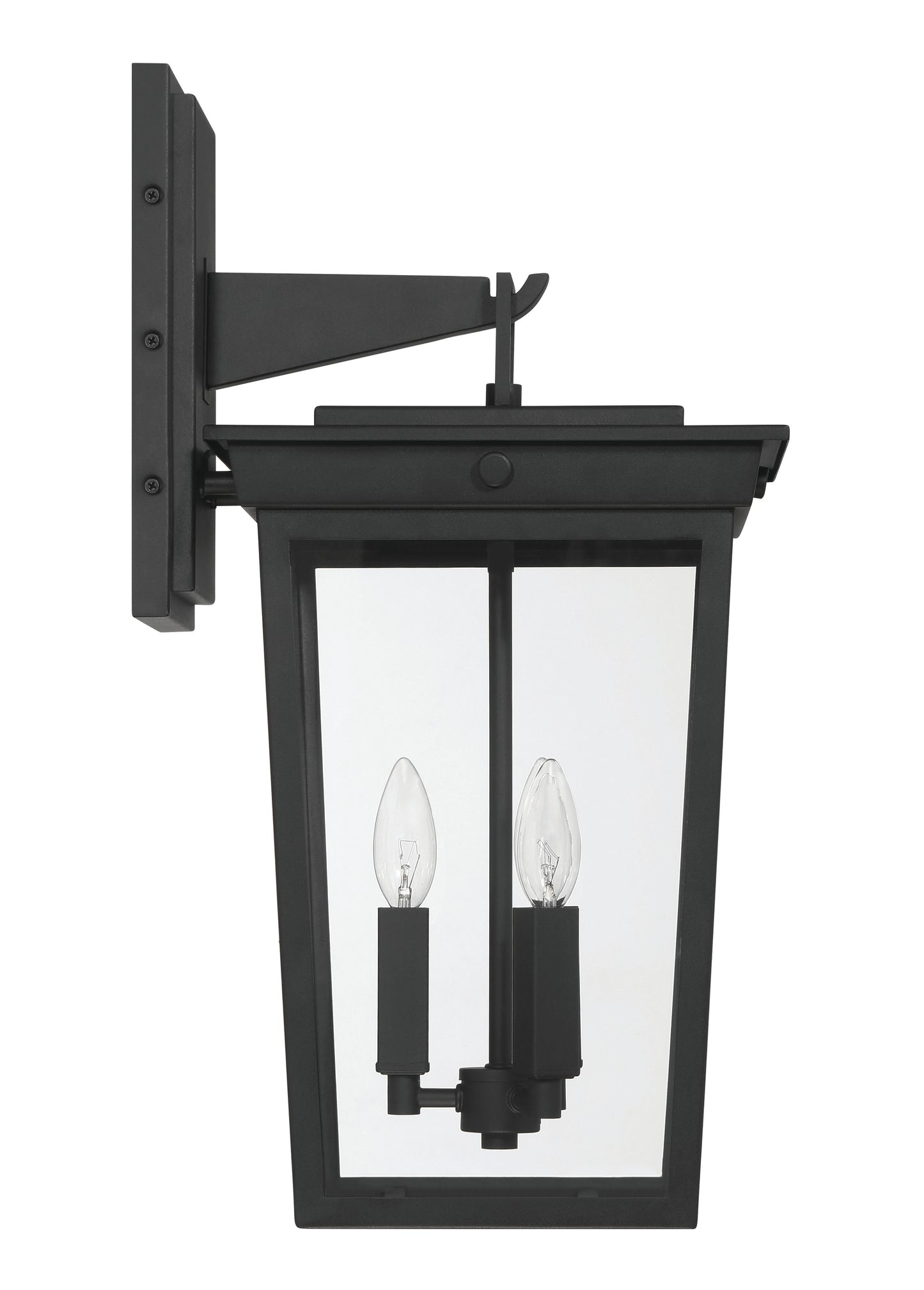 ZA7814-TB - Duncan 3 Light 22" High Outdoor Wall Lantern - Textured Black