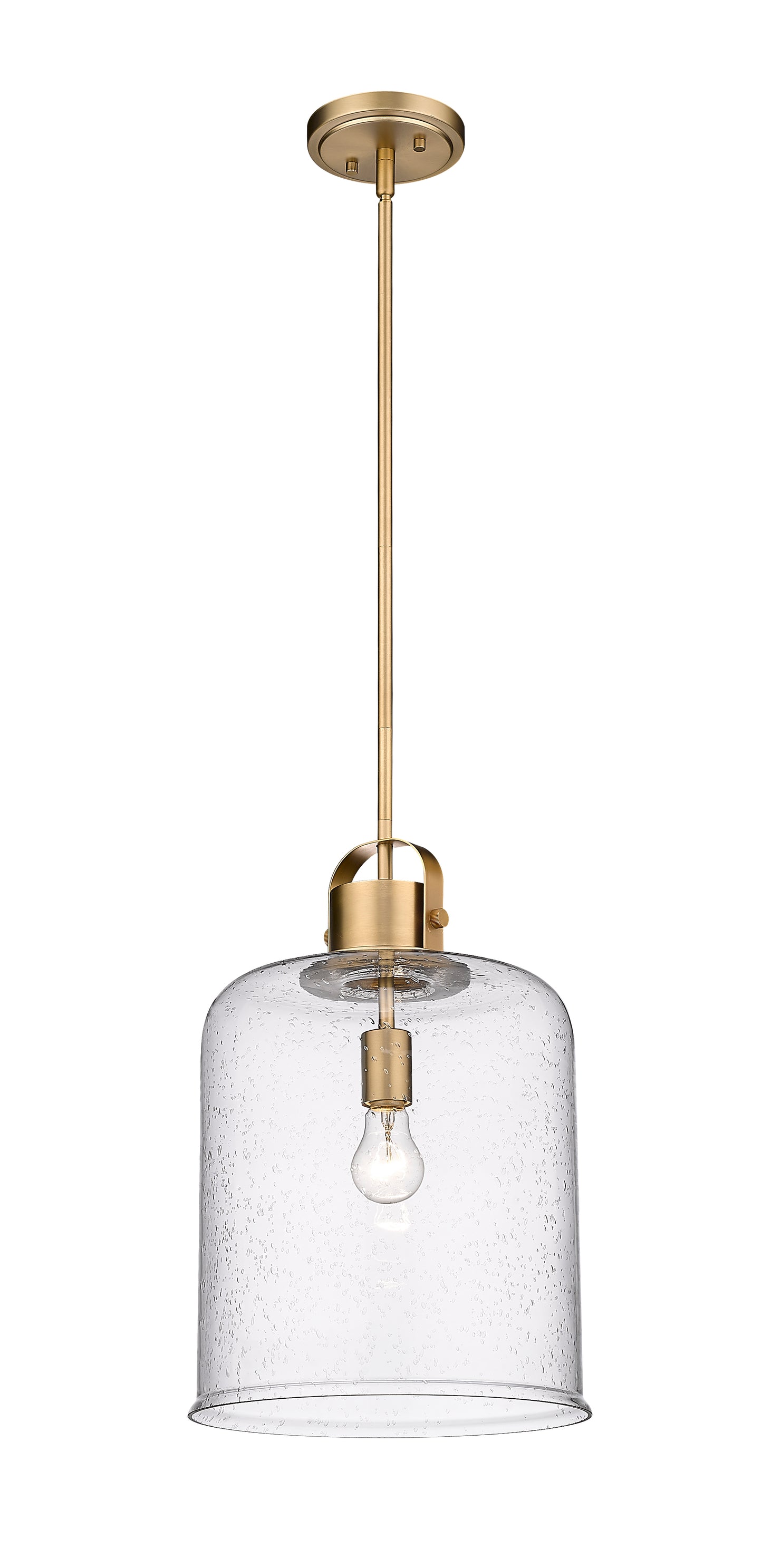 340P12-HG - Kinsley 1 Light 12" Pendant - Heirloom Gold