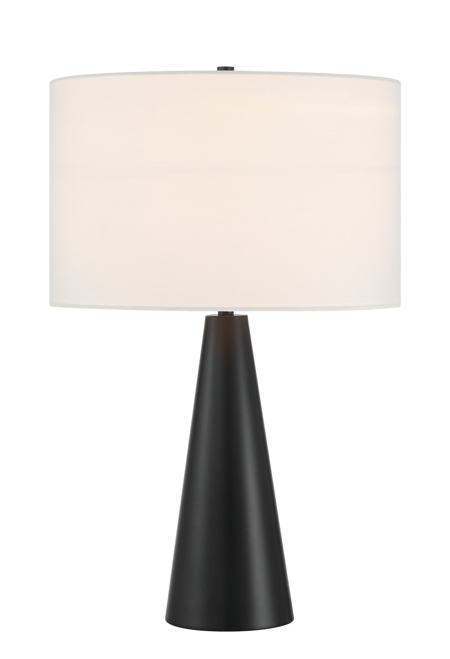 87013FB-T - Keefer 1 Light 25" High Table Lamp - Flat Black