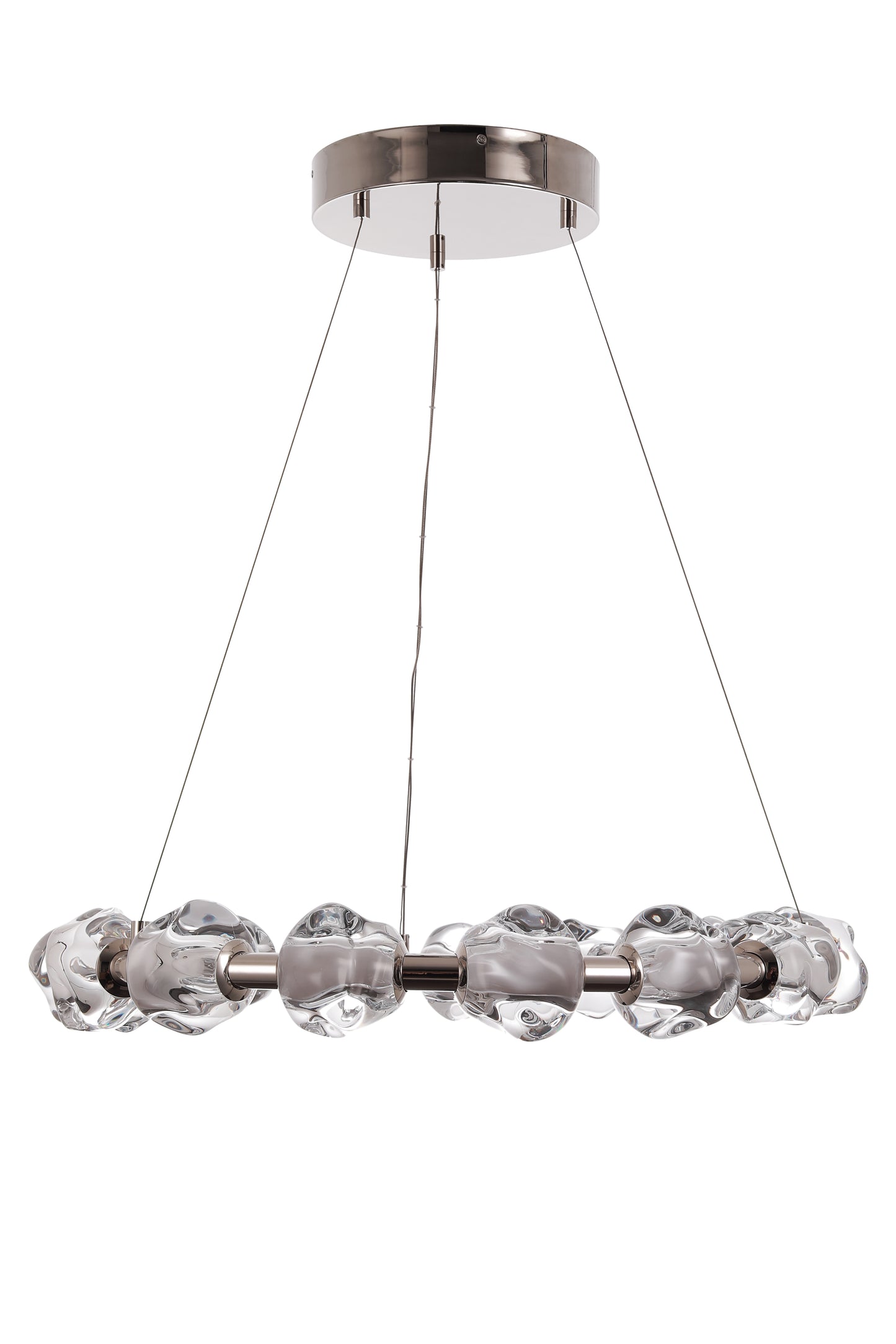59415-PLN-LED - Jackie 15 Light 30" Wide Chandelier - Polished Nickel