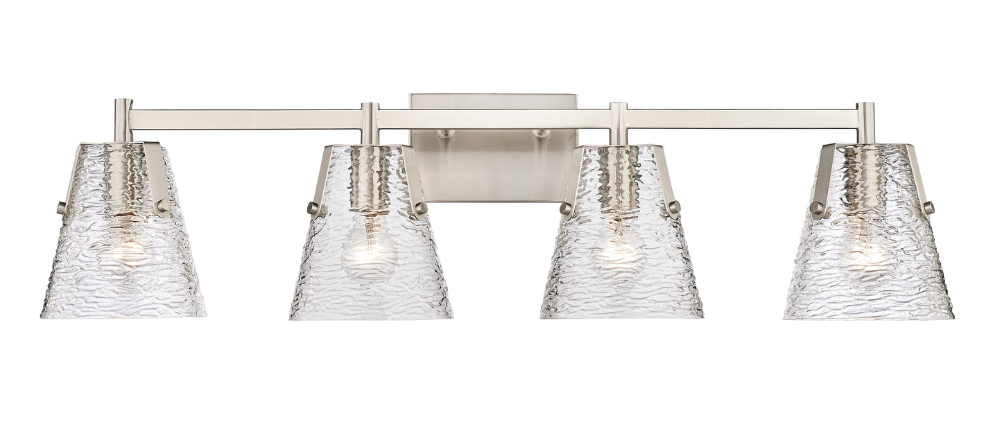 1101-4V-BN - Analia 4 Light 36" Vanity - Brushed Nickel