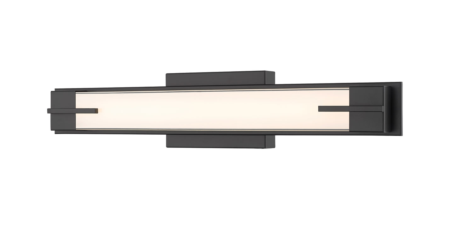 4100-23W-MB-LED - Chase 1 Light 23" Vanity - Matte Black