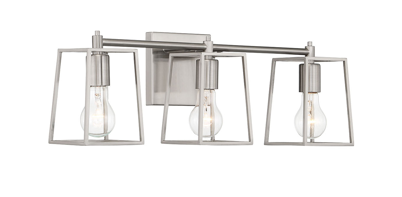 12123BNK3 - Dunn 3 Light 23" Wide Vanity Light - Brushed Nickel