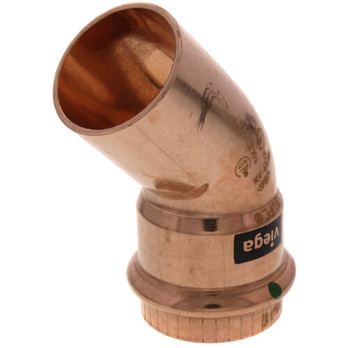 77068 - 1-1/2" ProPress x FTG Copper 45 Degree Street Elbow
