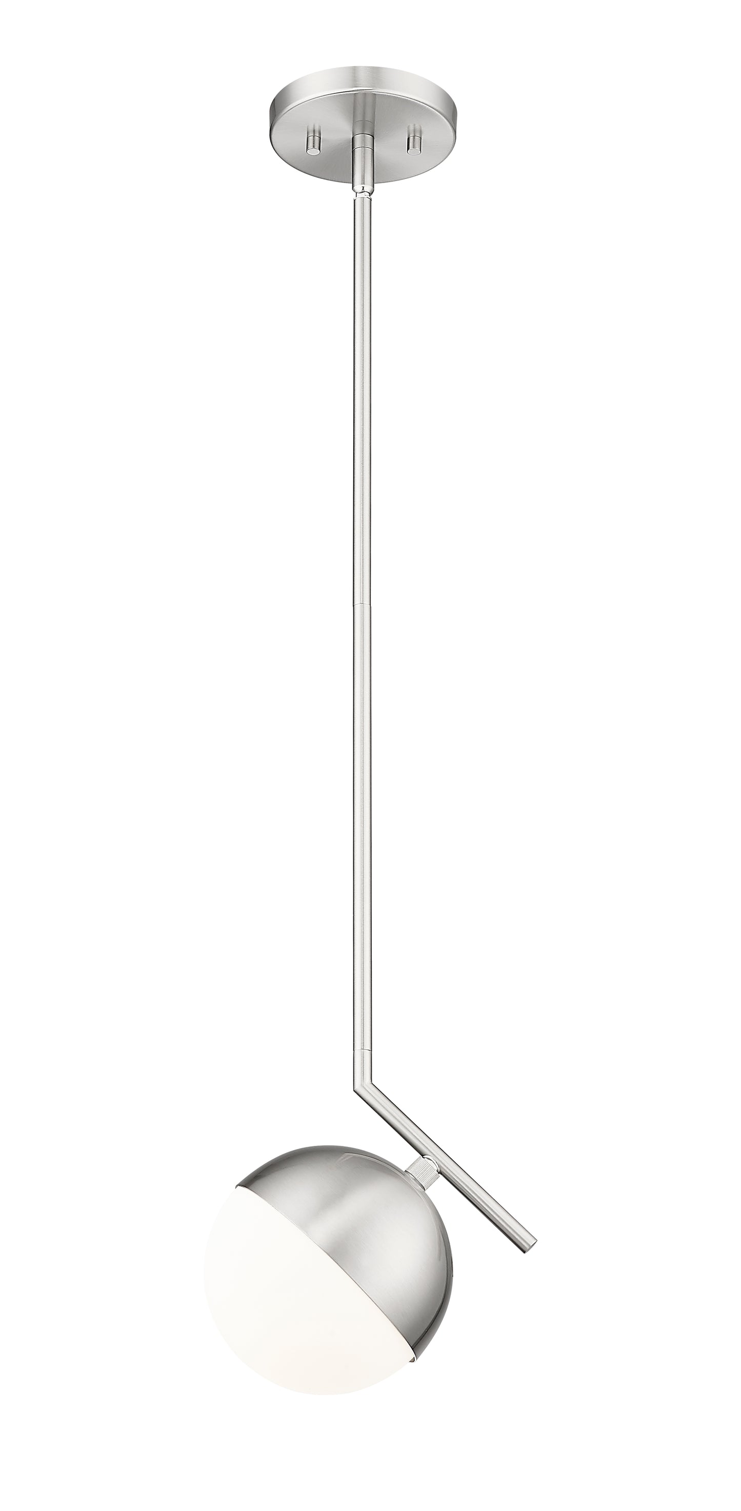 7517P7-BN - Realm Sphere 1 Light 8" Pendant - Brushed Nickel