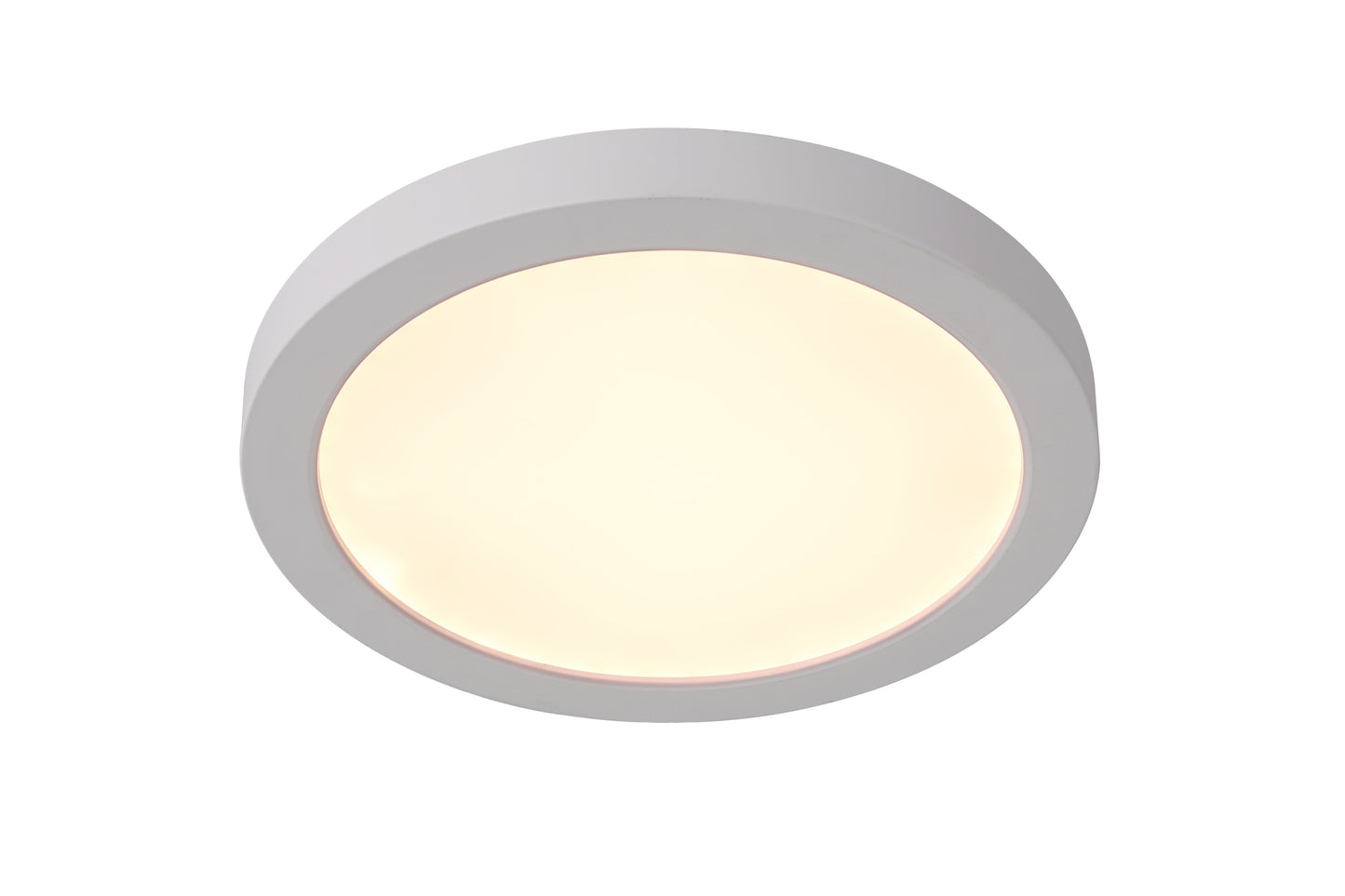 X9407-W-LED-5CCT - Slim Line II 1 Light 7" Wide Flush Mount - White