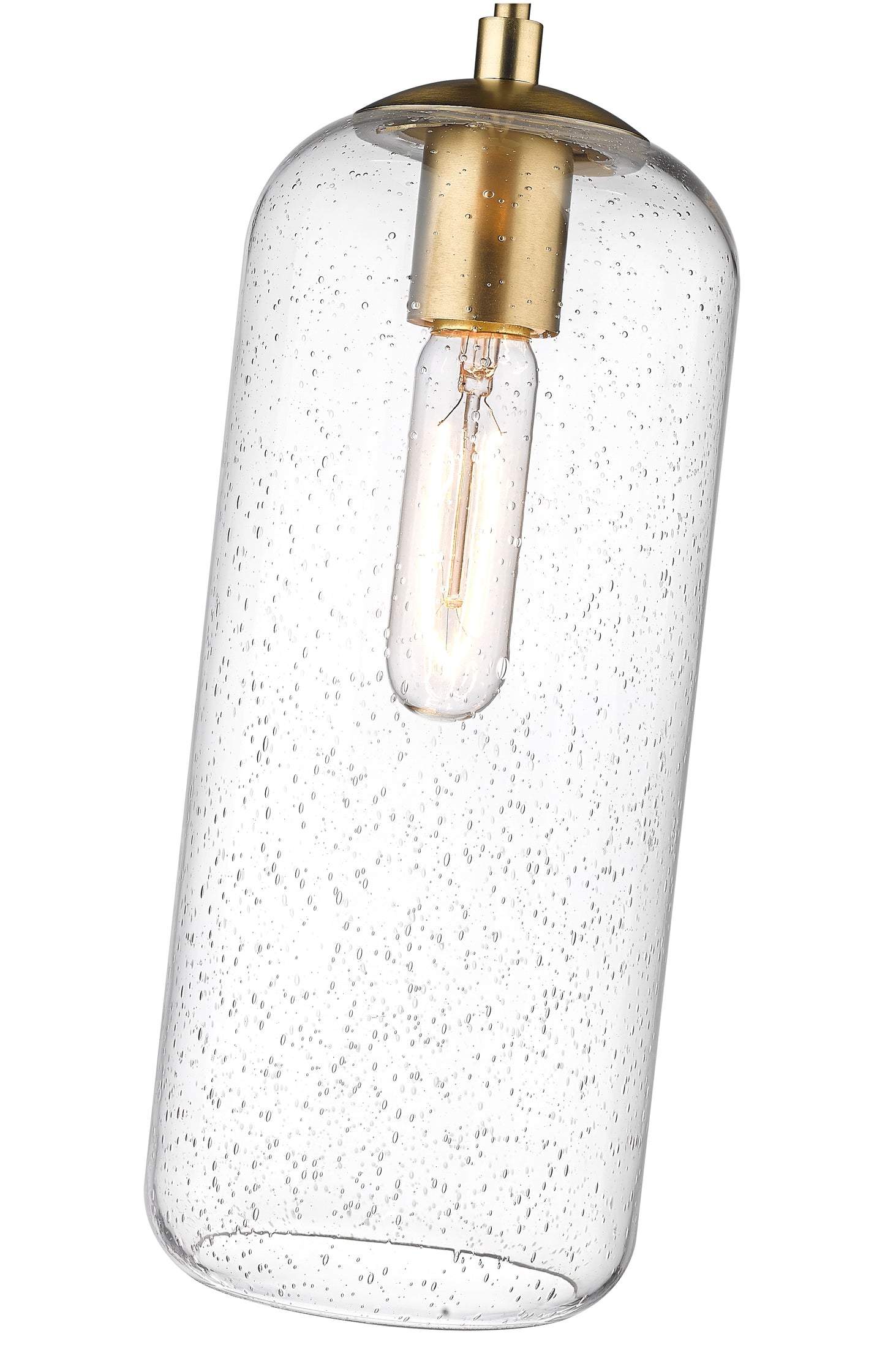 738P17-HBR - Monty 1 Light 5" Pendant - Heritage Brass