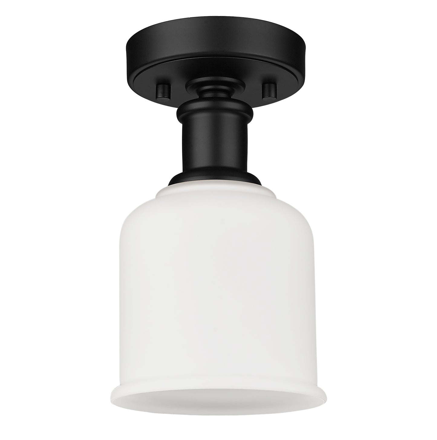 733F1-MB - Bryant 1 Light Flush 6" Mount - Matte Black