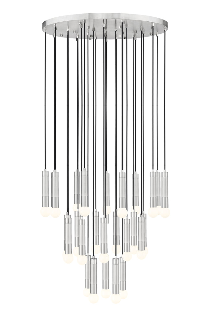 1956P-27R-BN - Stari 27 Light 36" Chandelier - Brushed Nickel