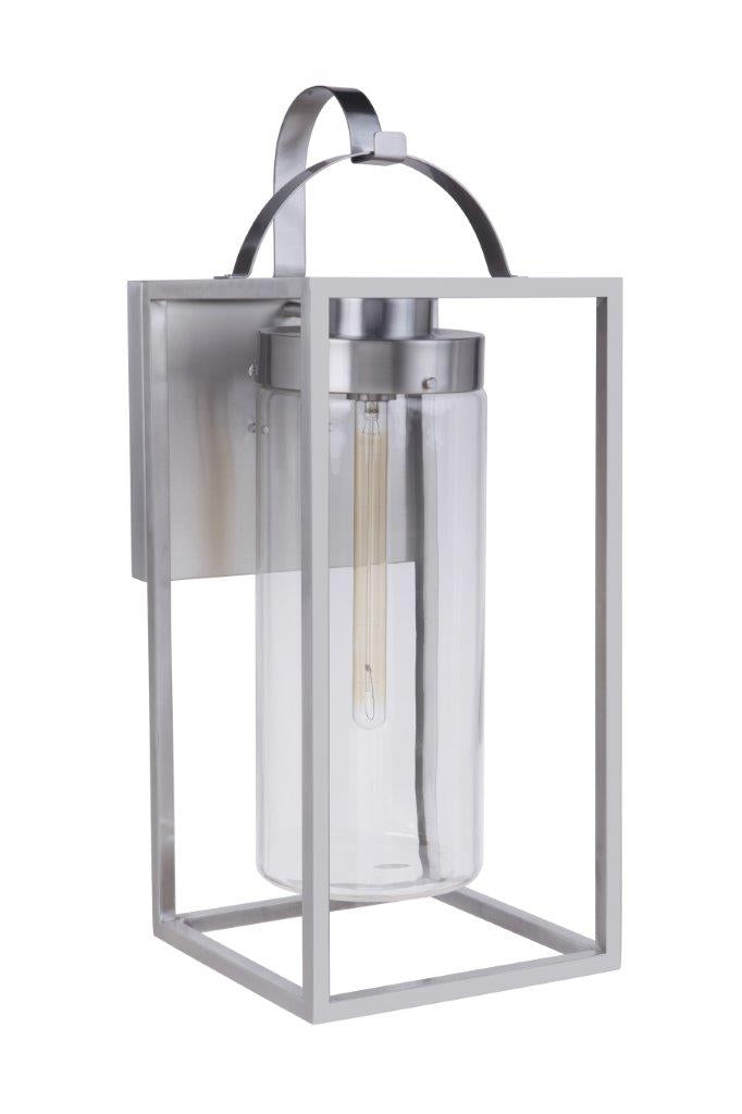 ZA4834-SA - Neo 1 Light 28" High Outdoor Wall Lantern - Satin Aluminum