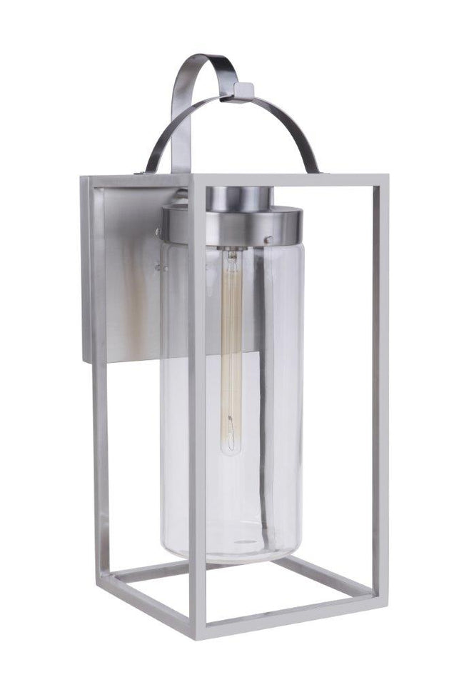 ZA4834-SA - Neo 1 Light 28" High Outdoor Wall Lantern - Satin Aluminum