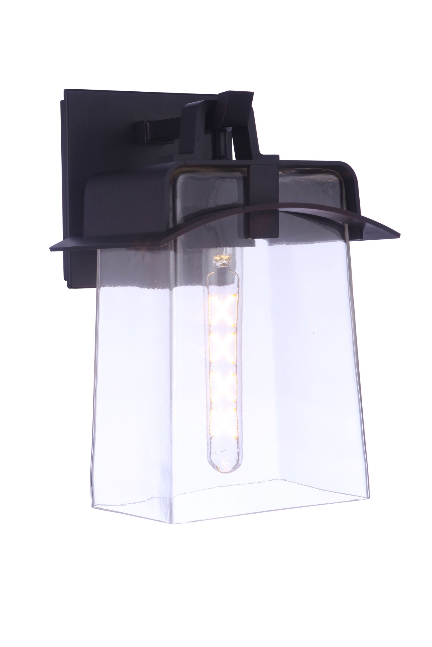 ZA6014-ABZ - Smithy 1 Light 13.63" High Outdoor Wall Lantern - Aged Bronze Brushed