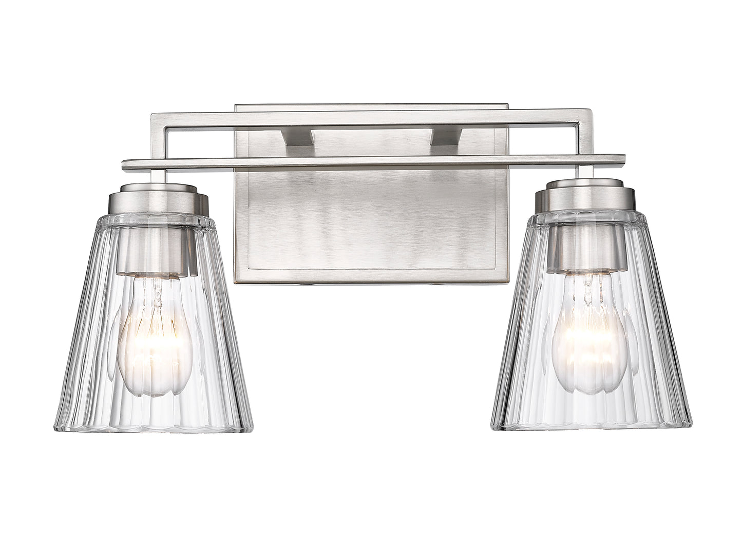 823-2V-BN - Lyna 2 Light 16" Vanity - Brushed Nickel