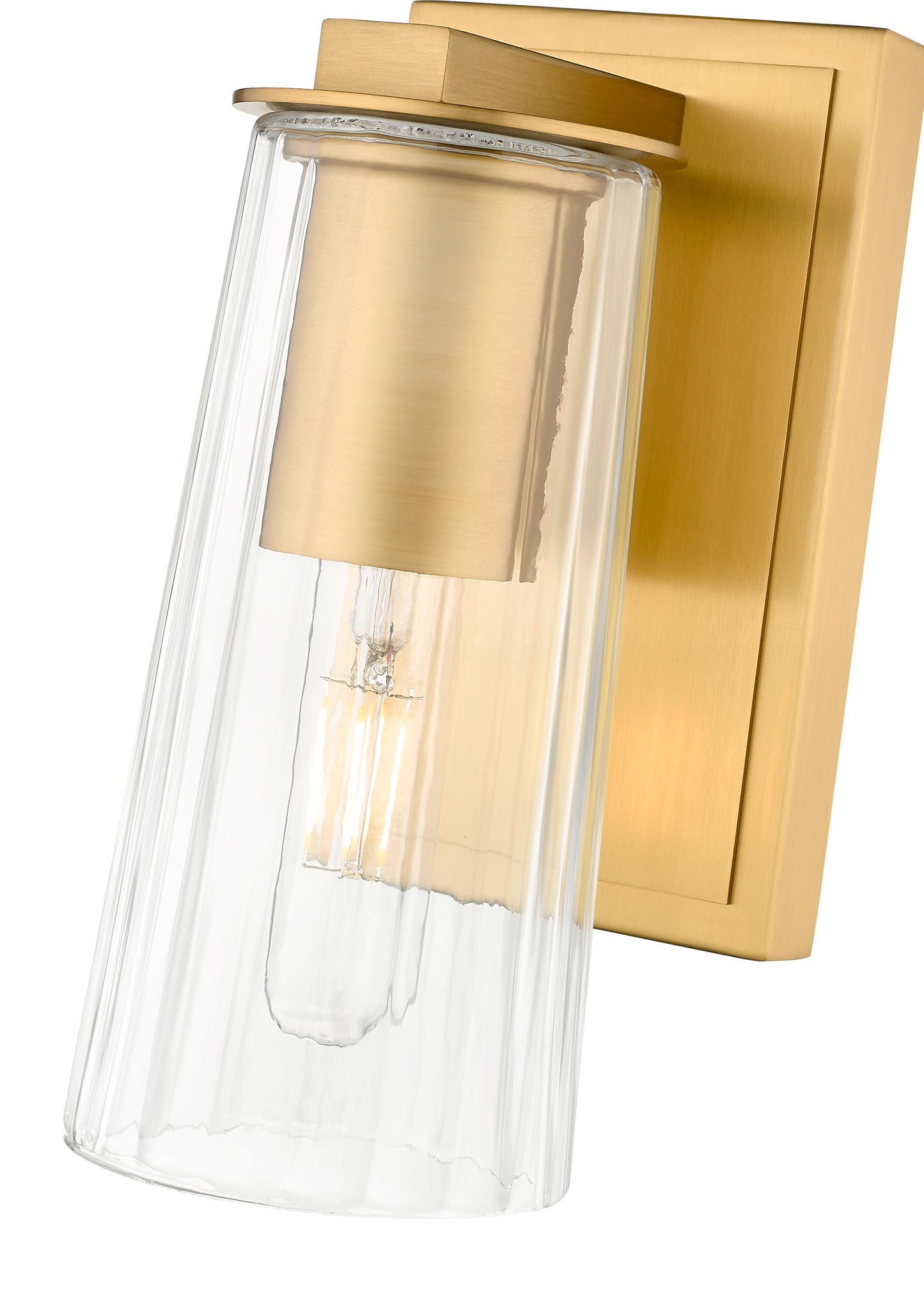 826-1S-MGLD - Titus 1 Light Wall 10" Sconce - Modern Gold