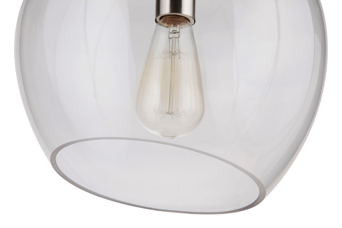 P951BNK1 - 1 Light 11.3" Wide Pendant - Brushed Nickel