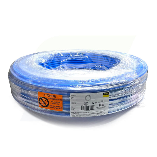 32223 PureFlow Zero Lead ViegaPEX Tubing with Blue Coil of Length 1/2" by 300-Feet