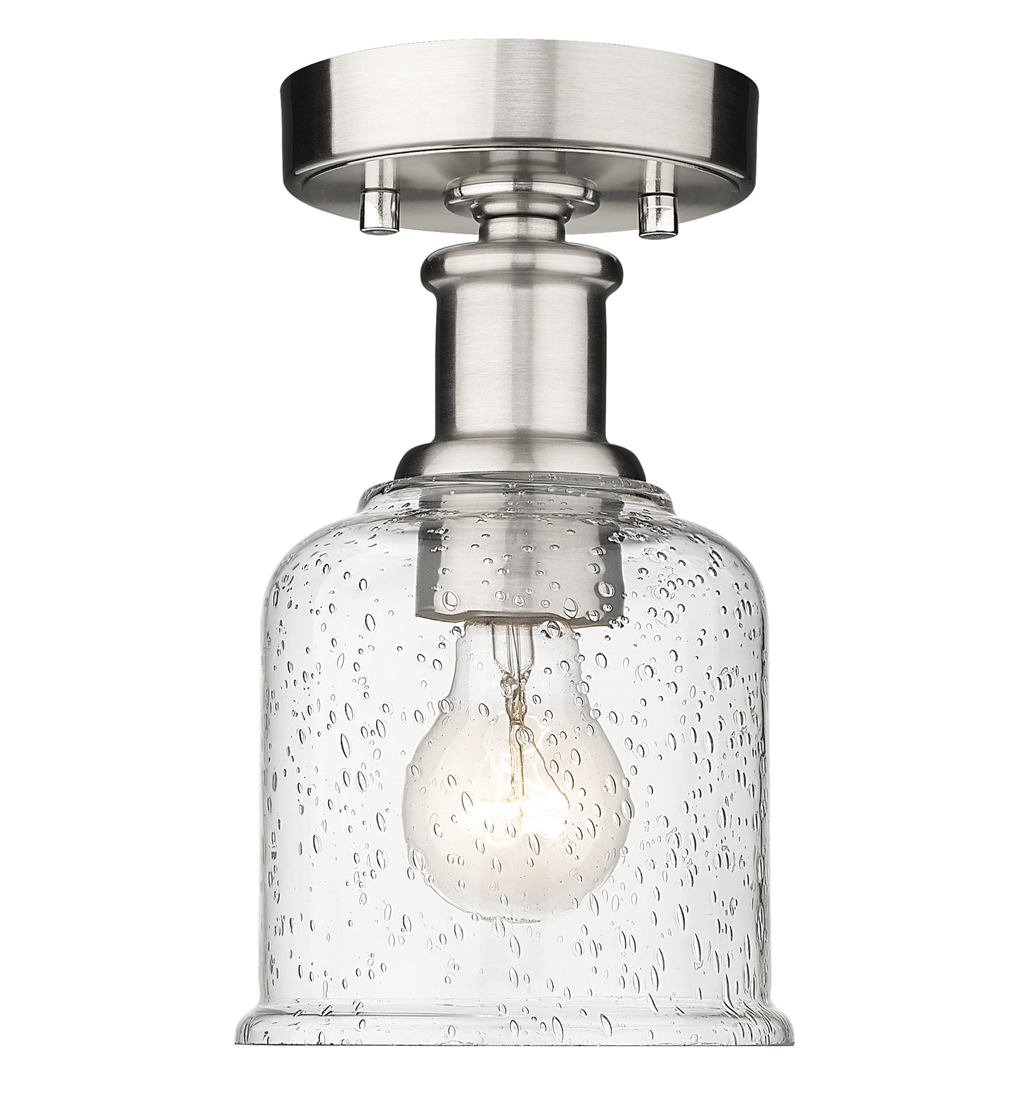 734F1-BN - Bryant 1 Light Flush 6" Mount - Brushed Nickel