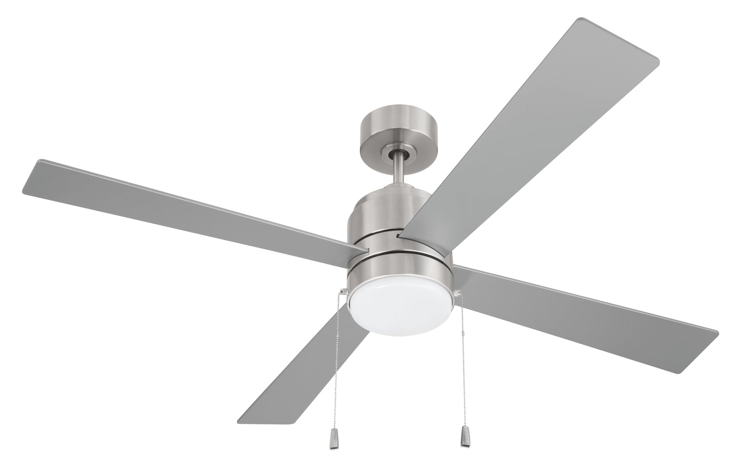 EMCY52BNK4-PC - Energy Star McCoy 52" 4 Blade Ceiling Fan 52" 4 Blade Ceiling Fan with Light Kit - Brushed Nickel