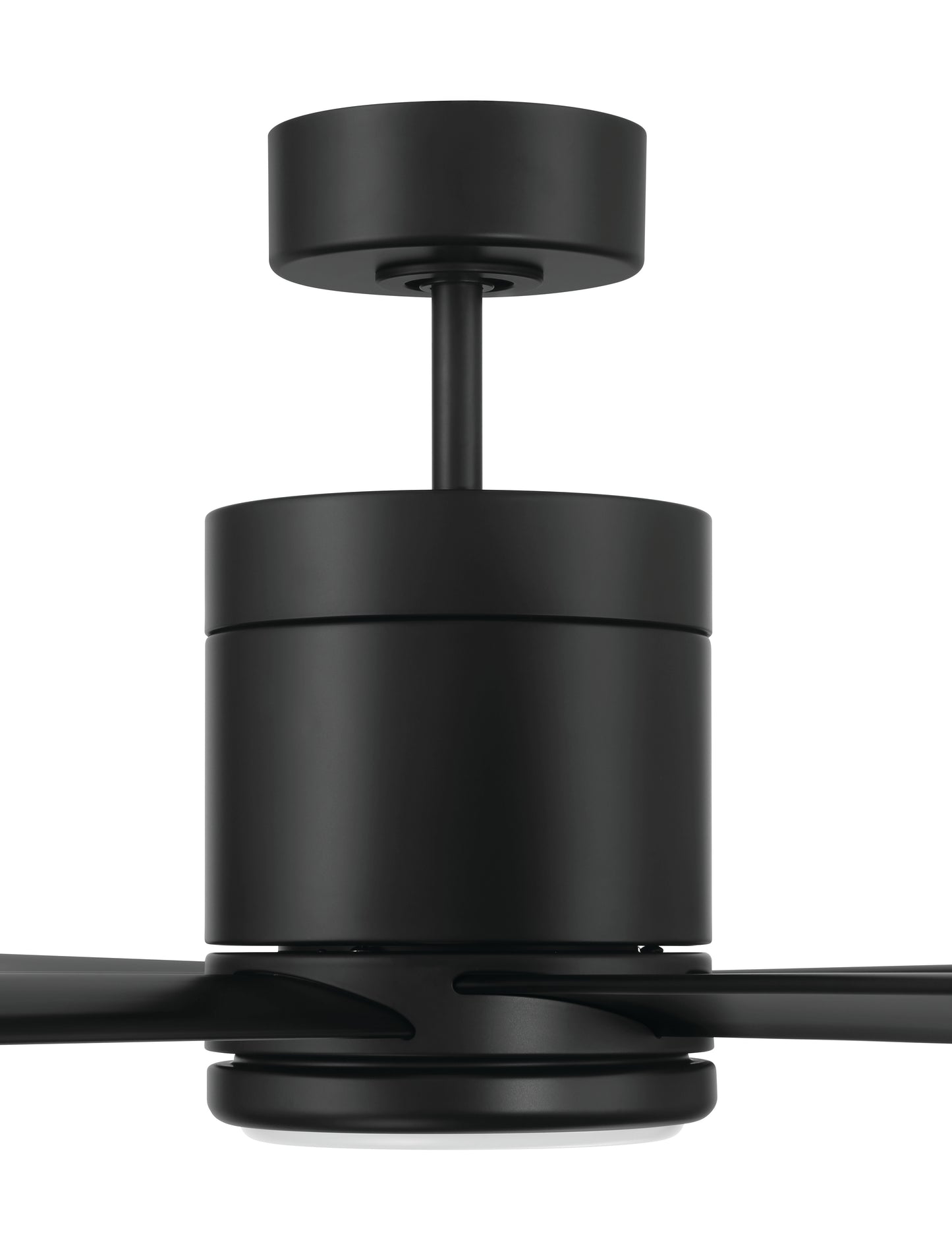 TTE65FB6 - Tate 65" 6 Blade Indoor Outdoor Ceiling Fan with Light Kit - Flat Black