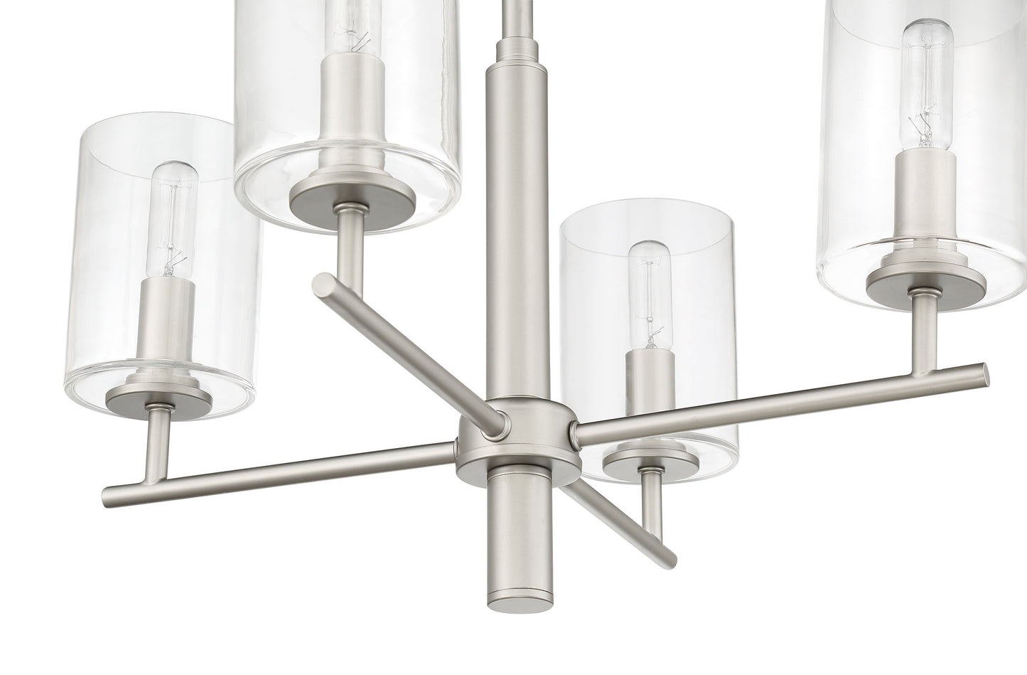 55624-SN - Hailie 4 Light 20" Wide Chandelier - Satin Nickel