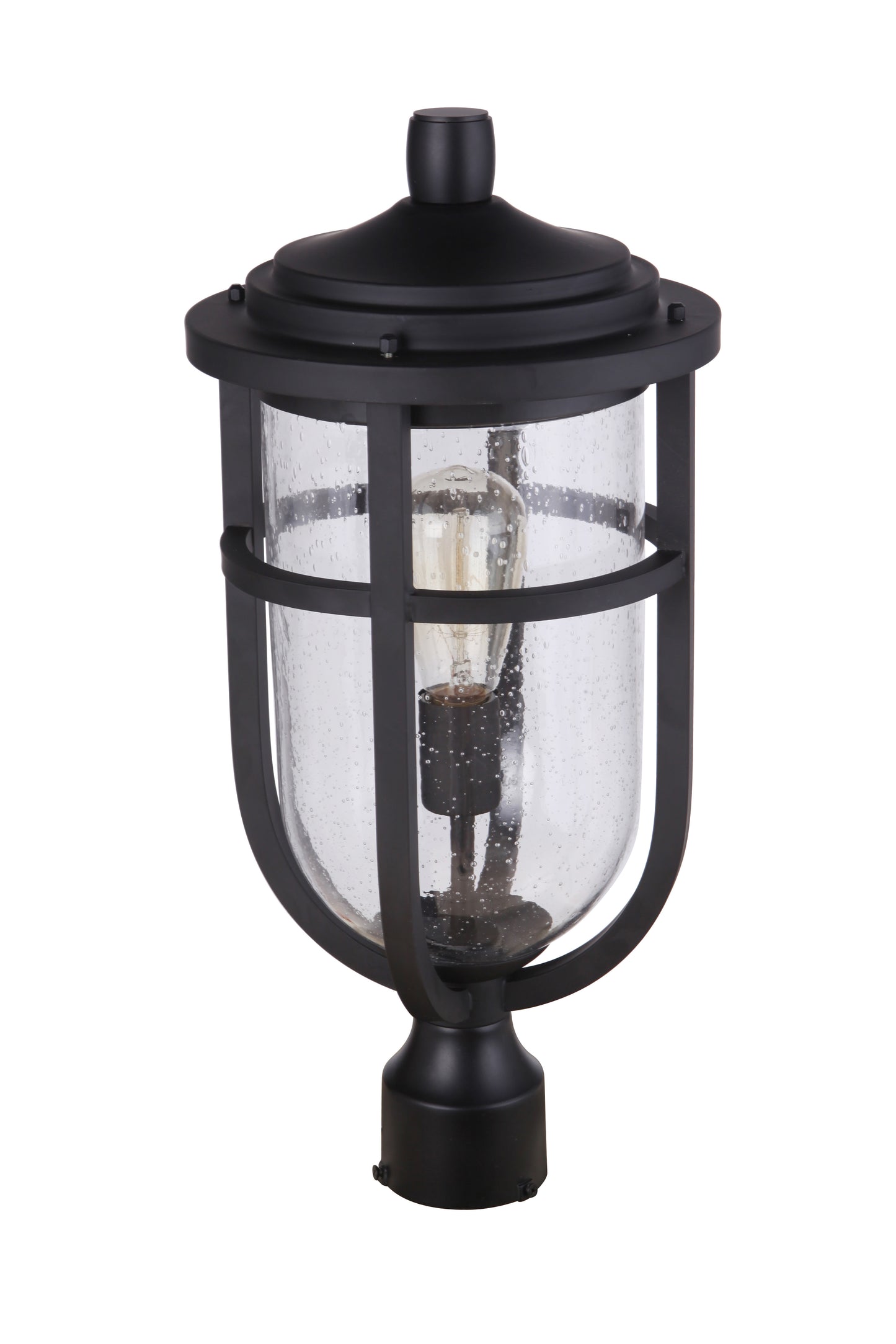 ZA4725-MN - Voyage 1 Light 20" High Post Mount - Midnight