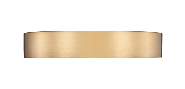 1014F16-MGLD-LED - Kawan 1 Light Flush 16" Mount - Modern Gold