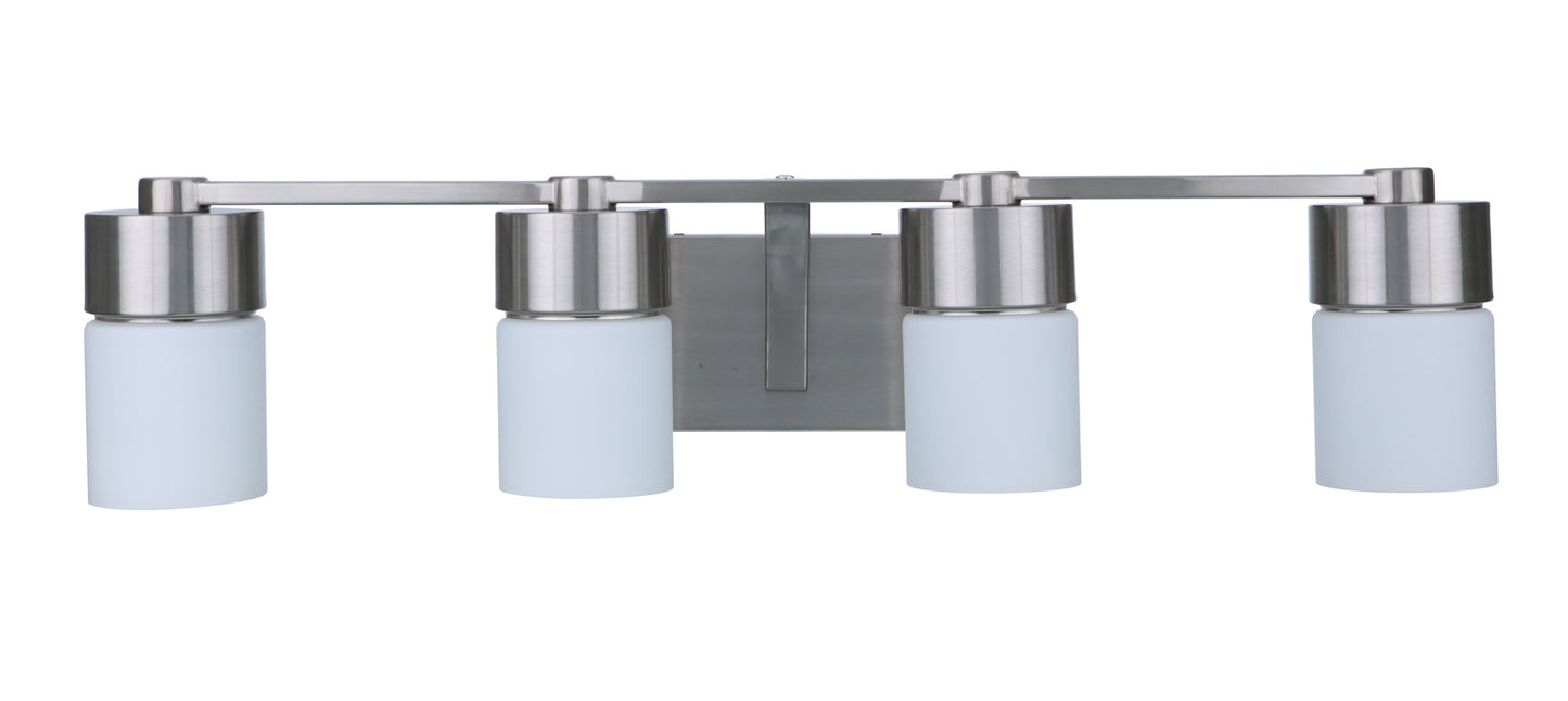 12331BNK4 - District 4 Light 31" Wide Vanity Light - Brushed Nickel